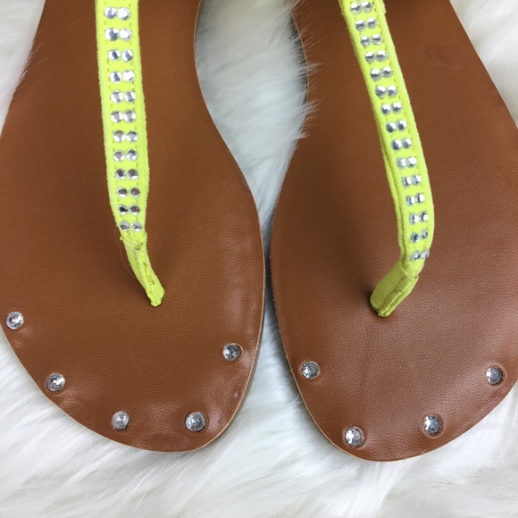 Yellow Box sweden yellow rhinestone crystal sandal - Picture 7 of 8